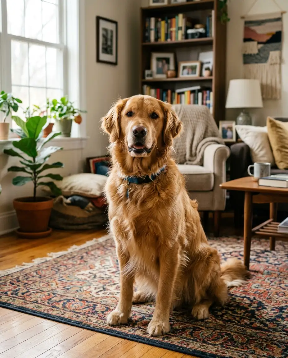 Pet sample image for AI background changer