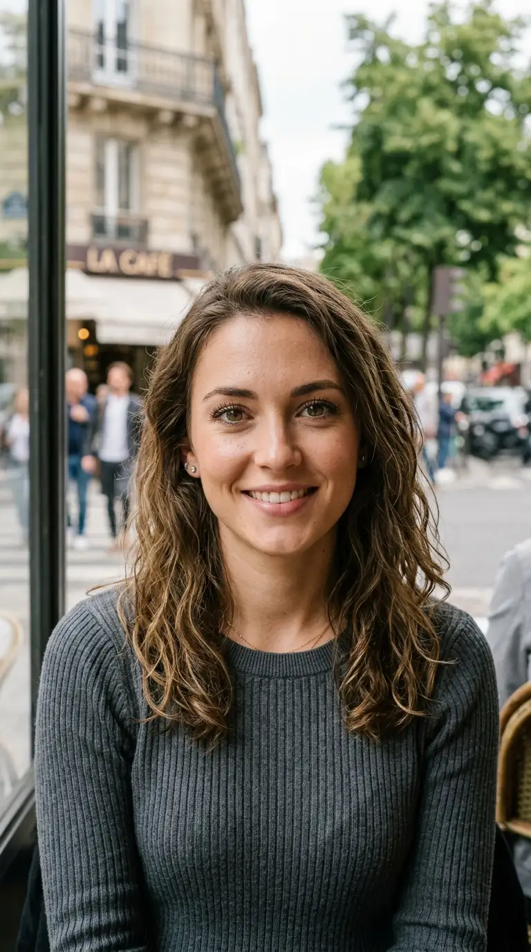 Portrait photo sample for background blur