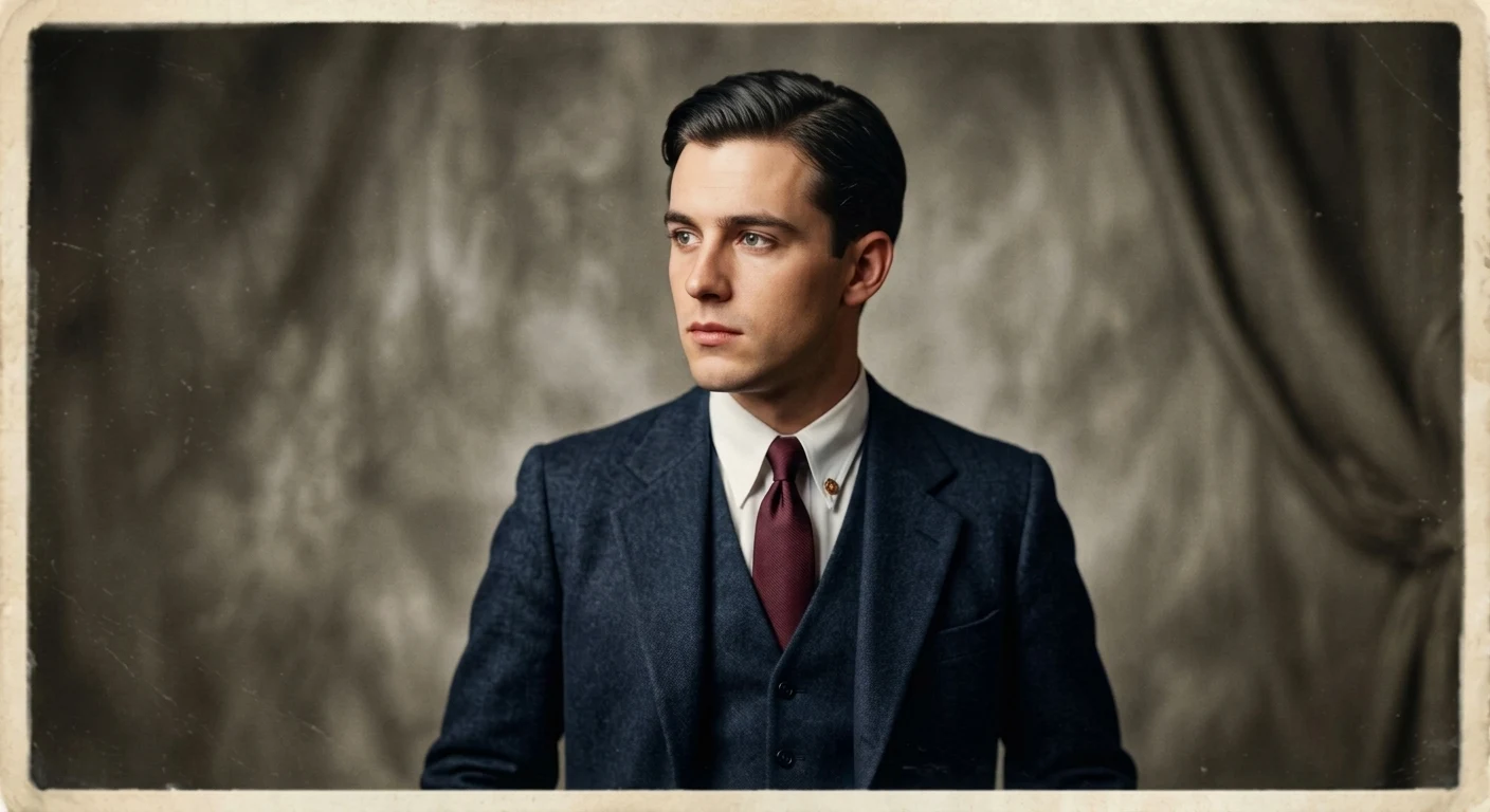 Portrait after AI colorization