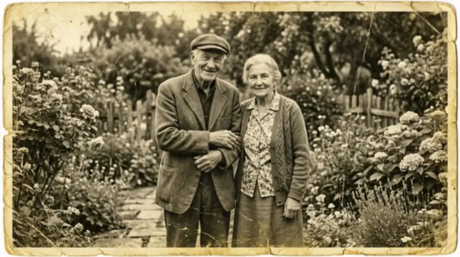 Scratched couple print sample