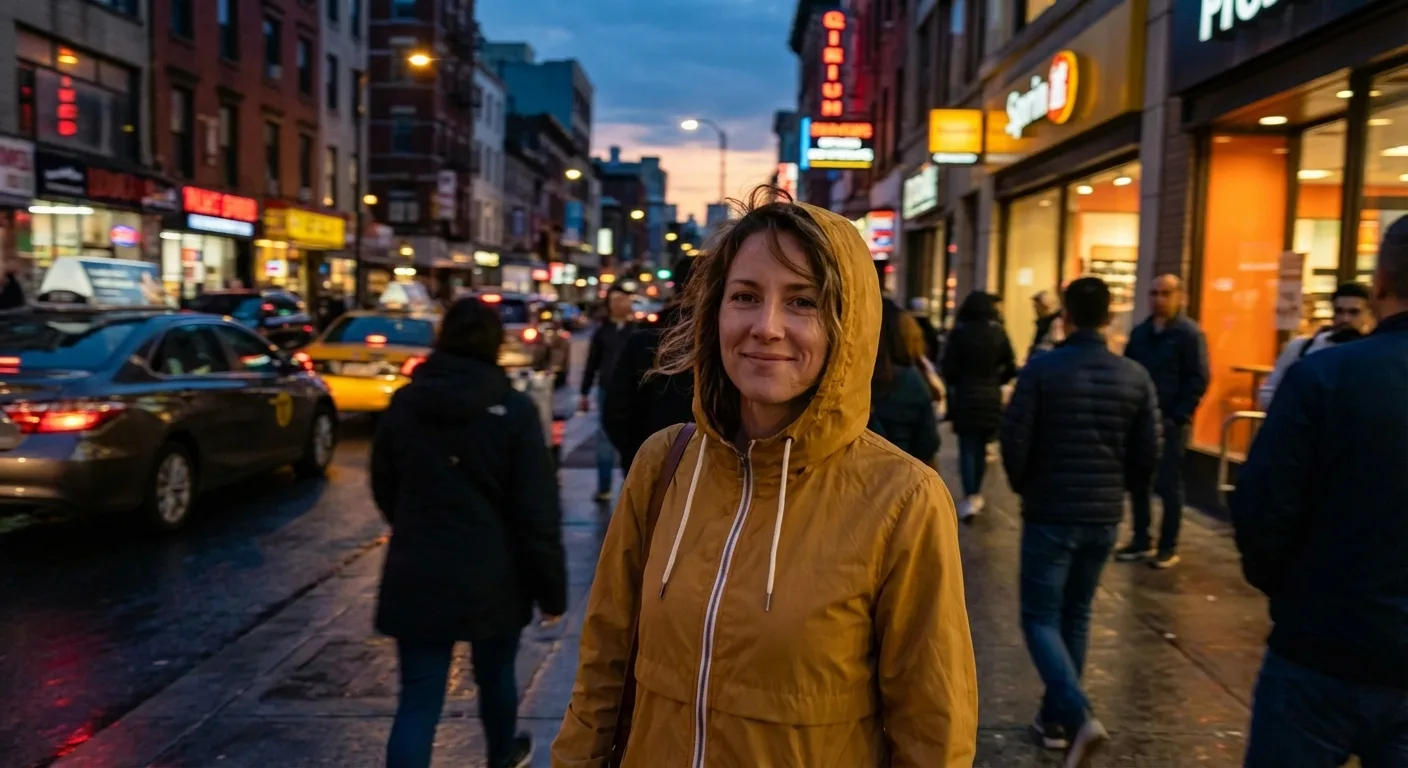 Porträt mit Bewegungsunschärfe nach dem Entunschärfen